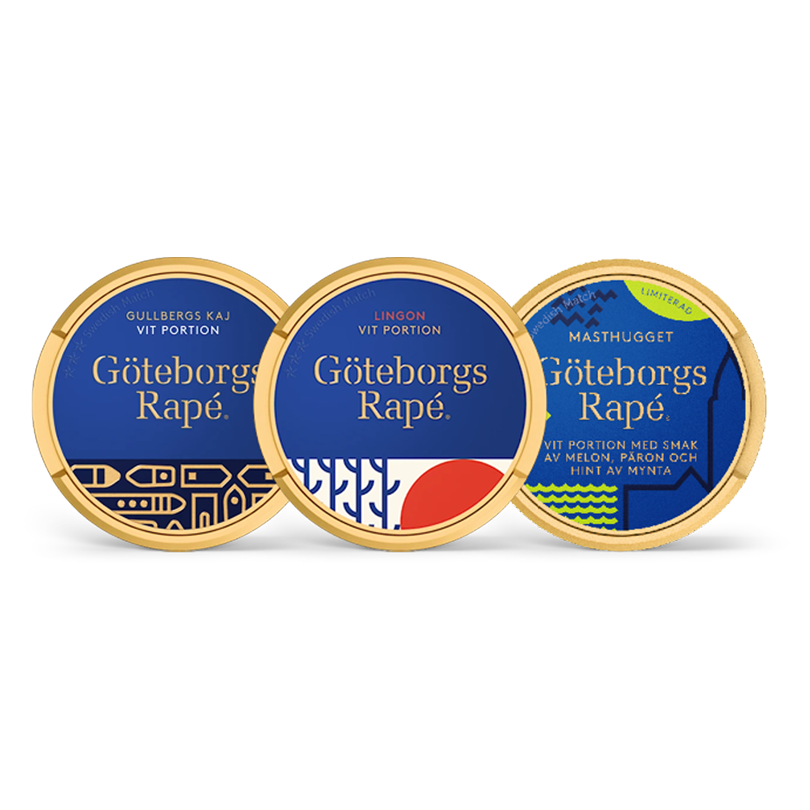 Göteborgs Rapé No 2 Mixpack