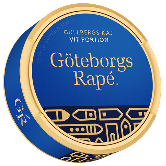 Göteborgs Rapé Gullbergs Kaj White Portion