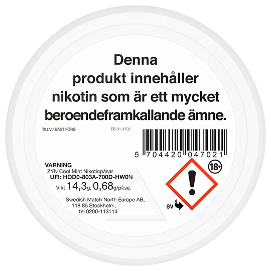 ZYN Cool Mint Slim Normal