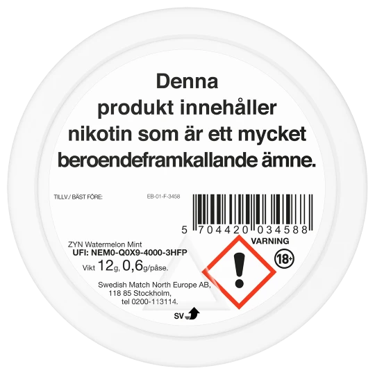 ZYN Watermelon Mint Slim Normal