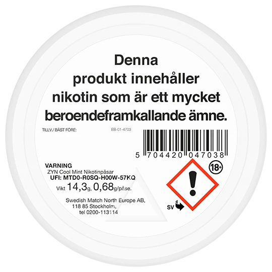 ZYN Cool Mint Slim Strong