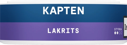 Kapten Lakrits Vit Portion