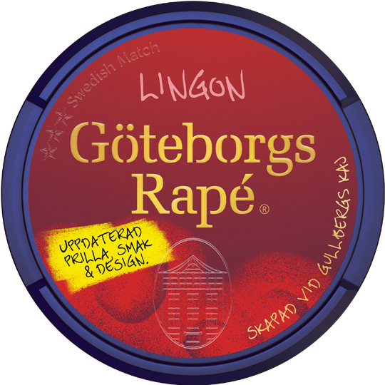 Göteborgs Rapé Lingon Vit Portion