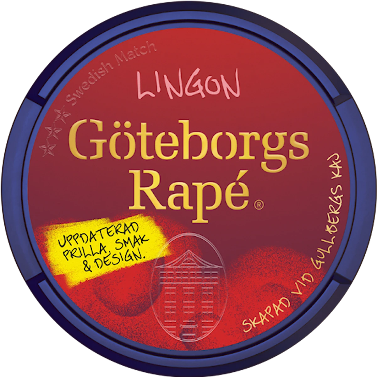Göteborgs Rapé Lingon Vit Portion