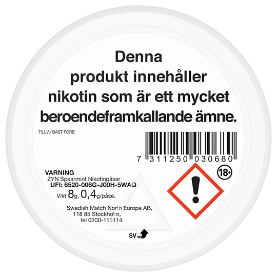 ZYN Spearmint Mini Low