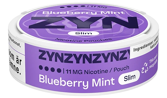 ZYN Blueberry Mint Slim Extra Strong 11mg