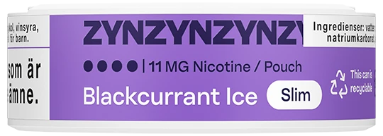 ZYN Blackcurrant Ice Slim Extra Strong 11mg