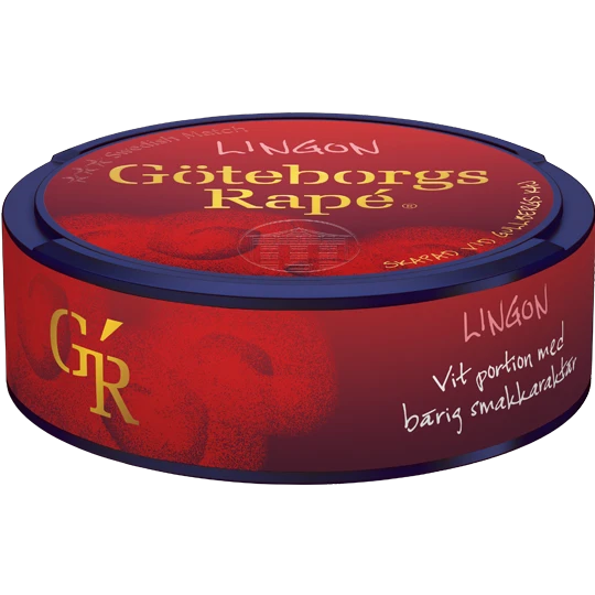 Göteborgs Rapé Lingon Vit Portion