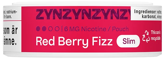 ZYN Red Berry Fizz Slim Normal 6mg
