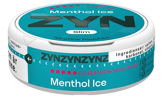 ZYN Menthol Ice Slim Super Strong 13.5mg
