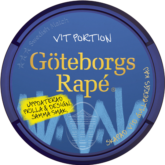 Göteborgs Rapé Vit Portion