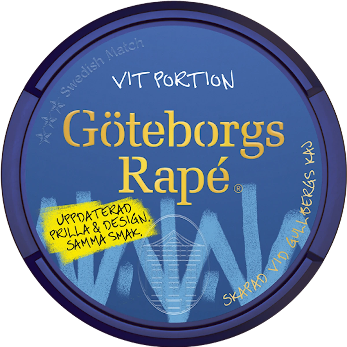 Göteborgs Rapé Vit Portion
