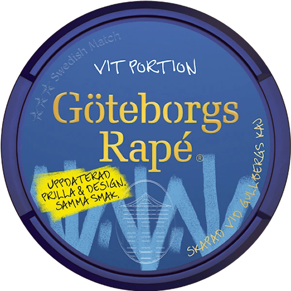 Göteborgs Rapé Vit Portion