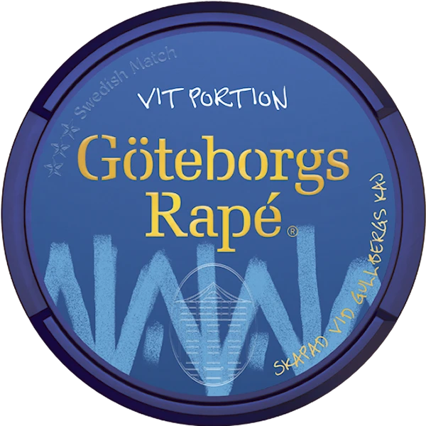 Göteborgs Rapé Vit Portion