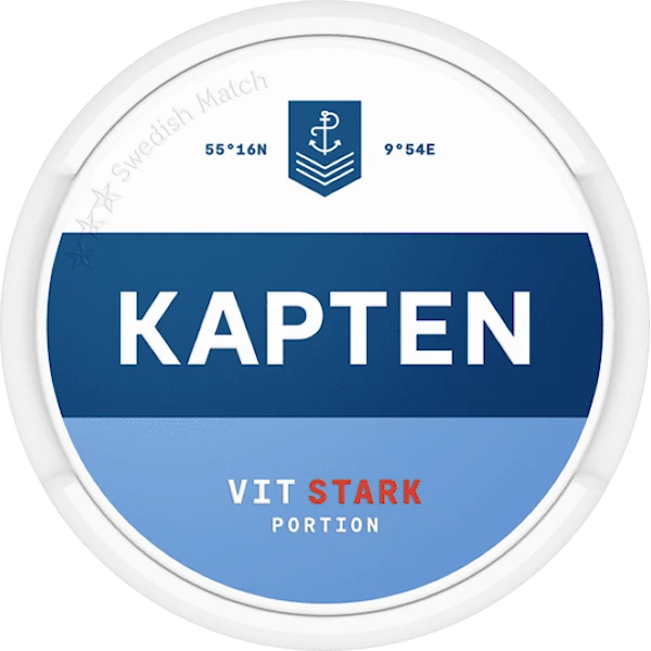 Kapten Vit Portion Stark