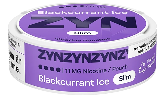 ZYN Blackcurrant Ice Slim Extra Strong 11mg