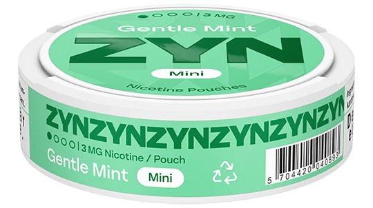ZYN Gentle Mint Mini Moist Low 3mg