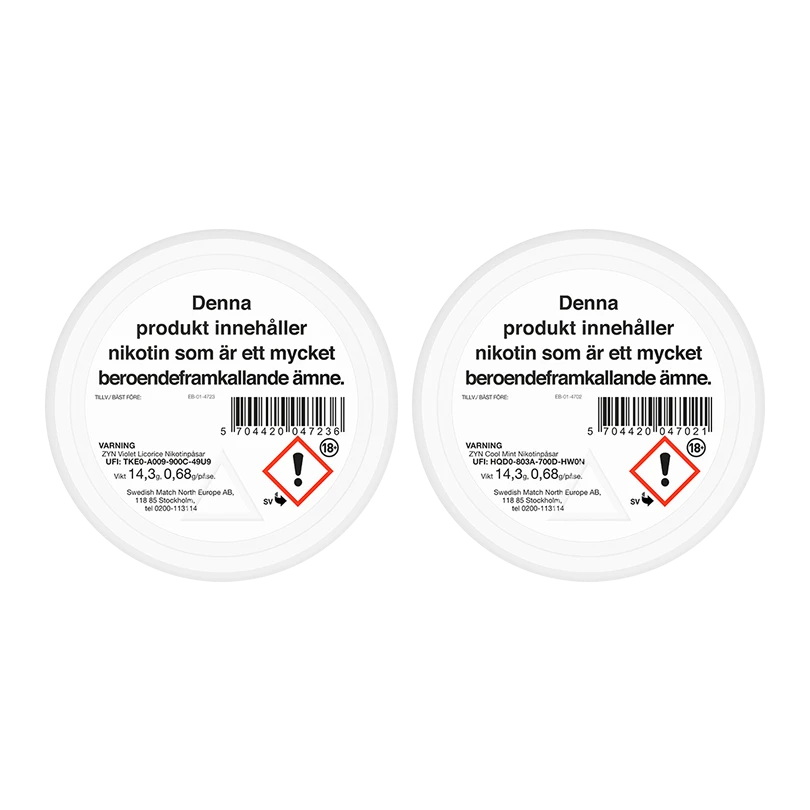 ZYN Mixpaket Slim Normal x5