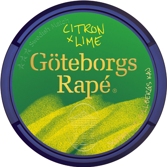 Göteborgs Rapé Citron Lime Vit Portion