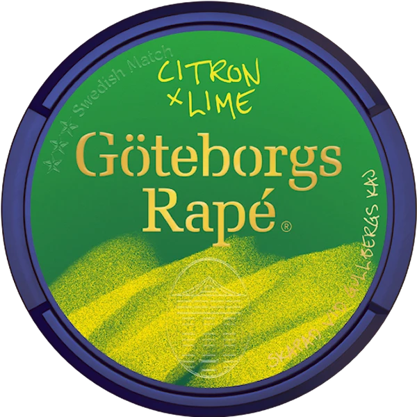 Göteborgs Rapé Citron Lime Vit Portion