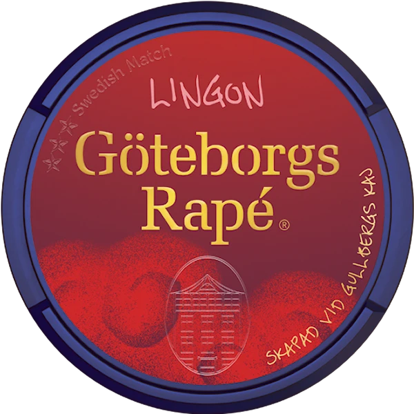 Göteborgs Rapé Lingon Vit Portion