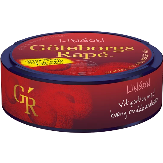 Göteborgs Rapé Lingon Vit Portion
