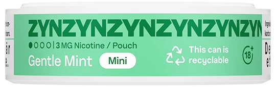 ZYN Gentle Mint Mini Moist Low