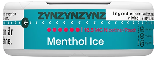 ZYN Menthol Ice Slim Ultra Strong 16.5mg