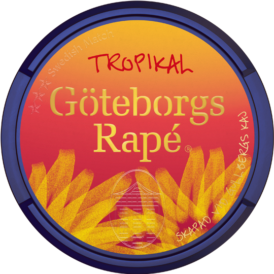 Göteborgs Rapé Tropikal Vit Portion