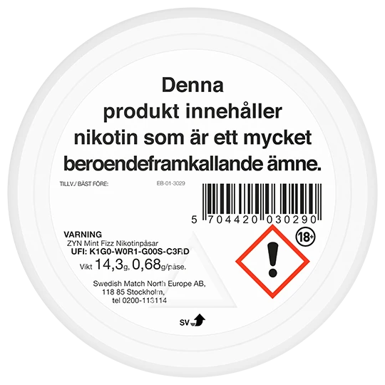 ZYN Mint Fizz Slim Normal