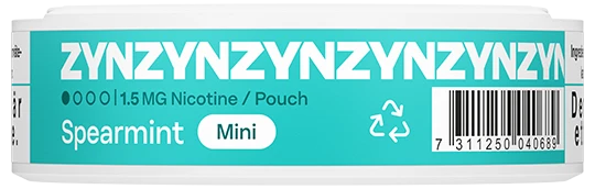 ZYN Spearmint Mini Low 1.5mg
