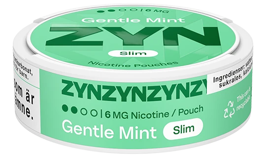 ZYN Gentle Mint Slim Normal 6mg