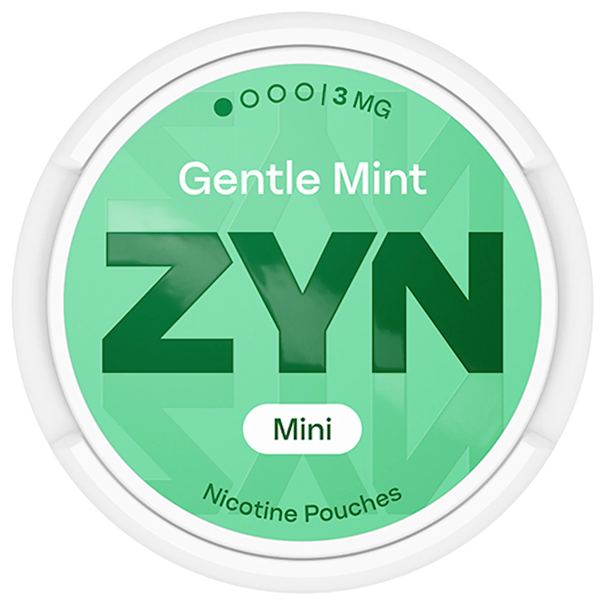 ZYN Gentle Mint Mini Moist Low 3mg
