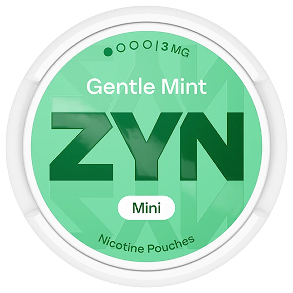 ZYN Gentle Mint Mini Moist Low 3mg