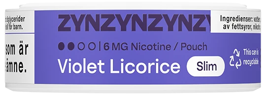 ZYN Violet Licorice Slim Normal 6mg