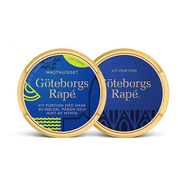 Göteborgs Rapé Masthugget och Göteborgs Rapé White Mixpaket