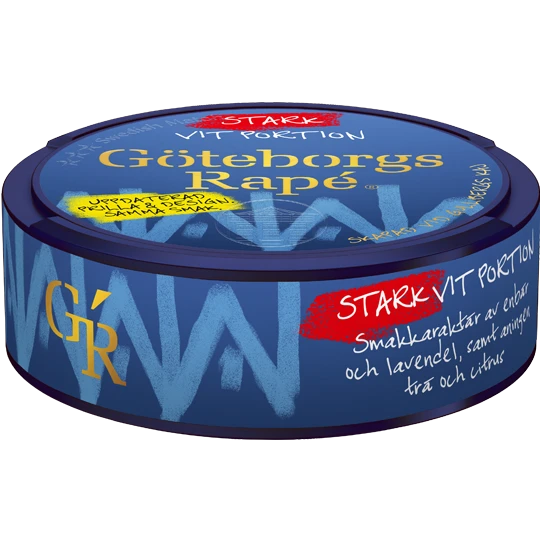 Göteborgs Rapé Vit Portion Stark