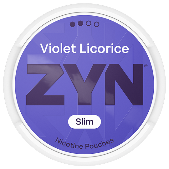 ZYN ZYN Violet Licorice Slim Normal Normal – nikotinpåsar