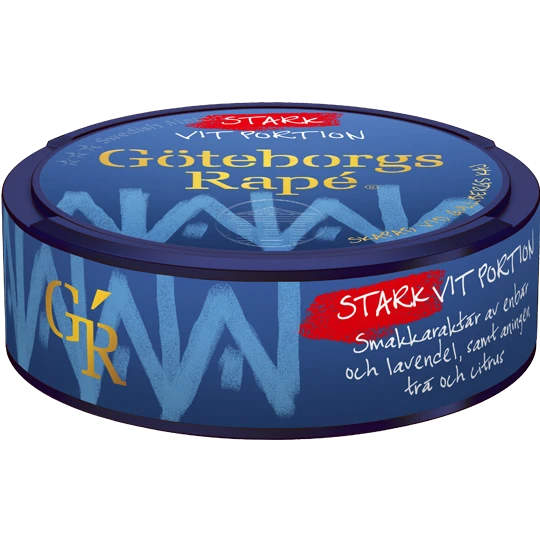 Göteborgs Rapé Vit Portion Stark