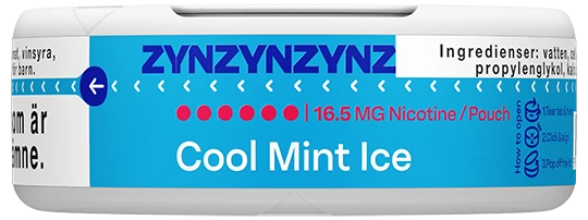 ZYN Cool Mint Ice Slim Ultra Strong 16.5mg