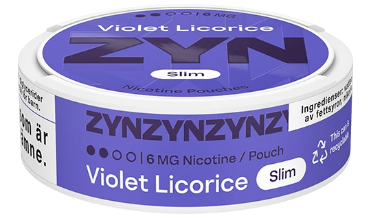 ZYN Violet Licorice Slim Normal 6mg