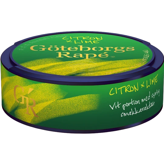 Göteborgs Rapé Citron X Lime Vit Portion