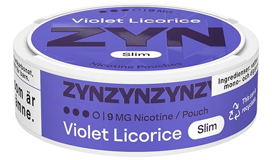 ZYN Violet Licorice Slim Strong 9mg