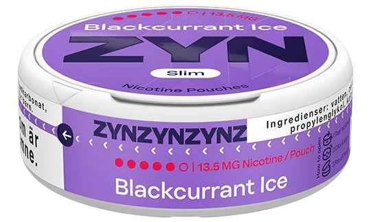 ZYN Blackcurrant Ice Slim Super Strong 13.5mg