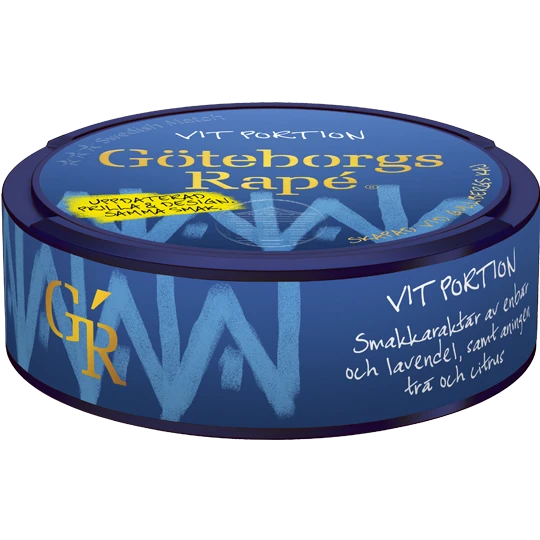 Göteborgs Rapé Vit Portion