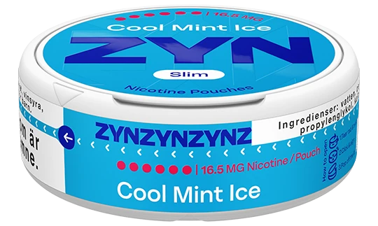 ZYN Cool Mint Ice Slim Ultra Strong 16.5mg