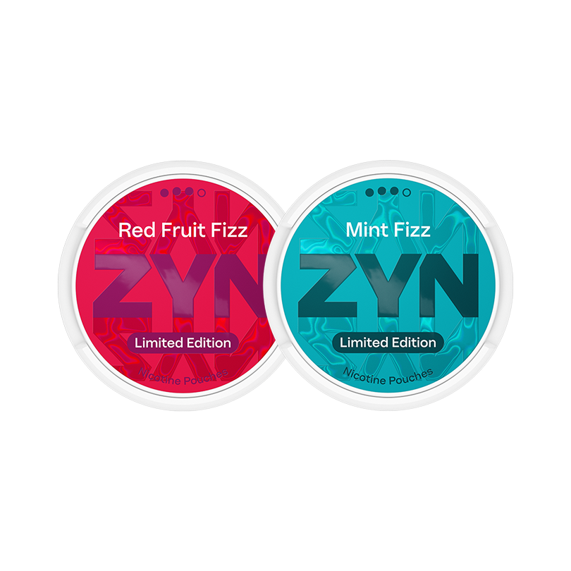 ZYN Red Fruit Fizz & ZYN Mint Fizz Mixpaket Strong