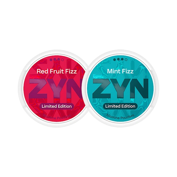 ZYN Red Fruit Fizz & ZYN Mint Fizz Mixpaket Strong
