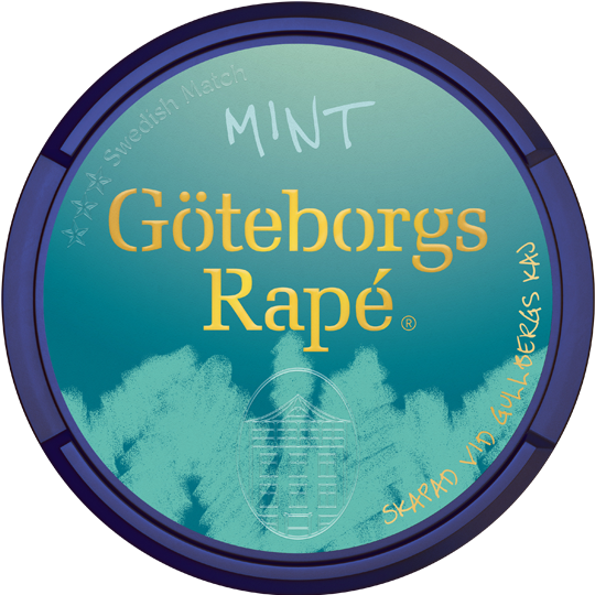 Göteborgs Rapé Mint Vit Portion