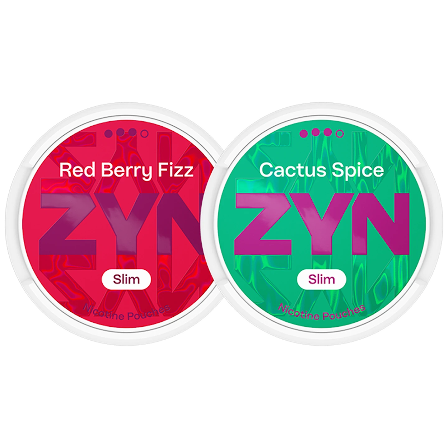 ZYN Red Berry Fizz & ZYN Cactus Spice Mixpaket Strong